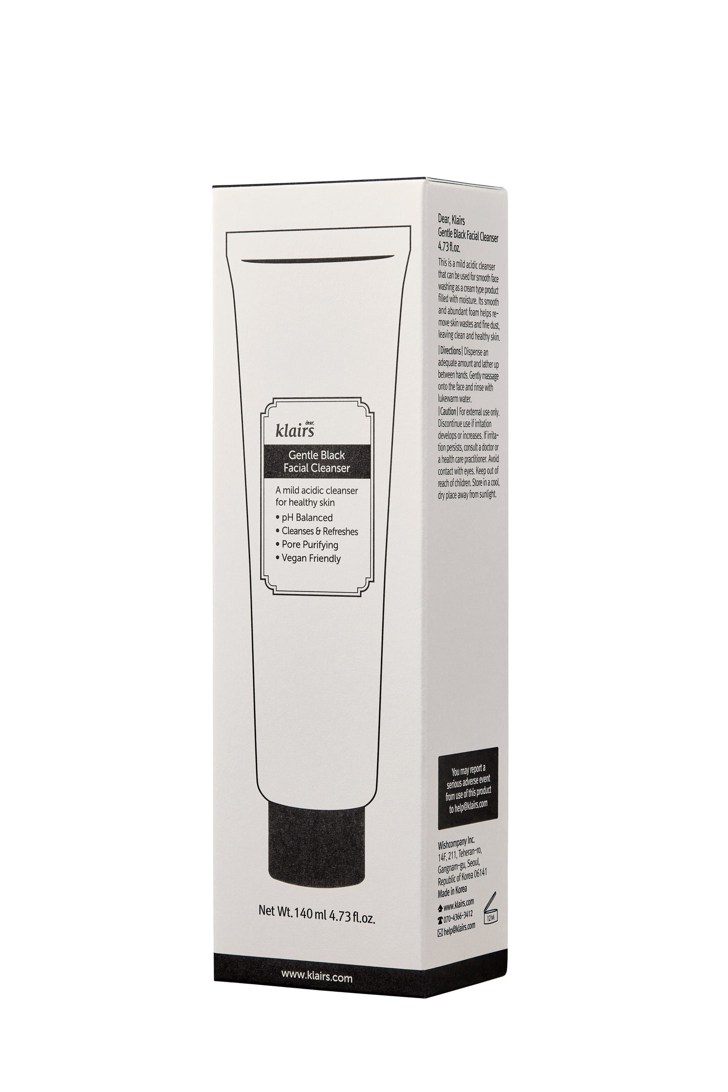 Gentle Black Facial Cleanser